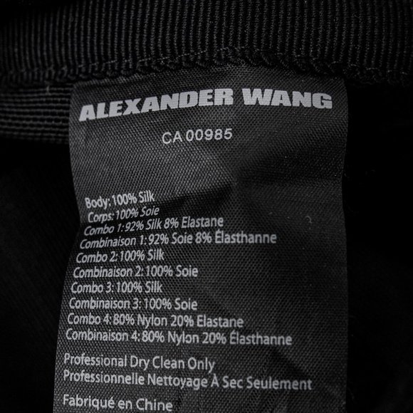 Alexander Wang Twisted Cup Black Silk Evening Gown - Picture 9 of 9